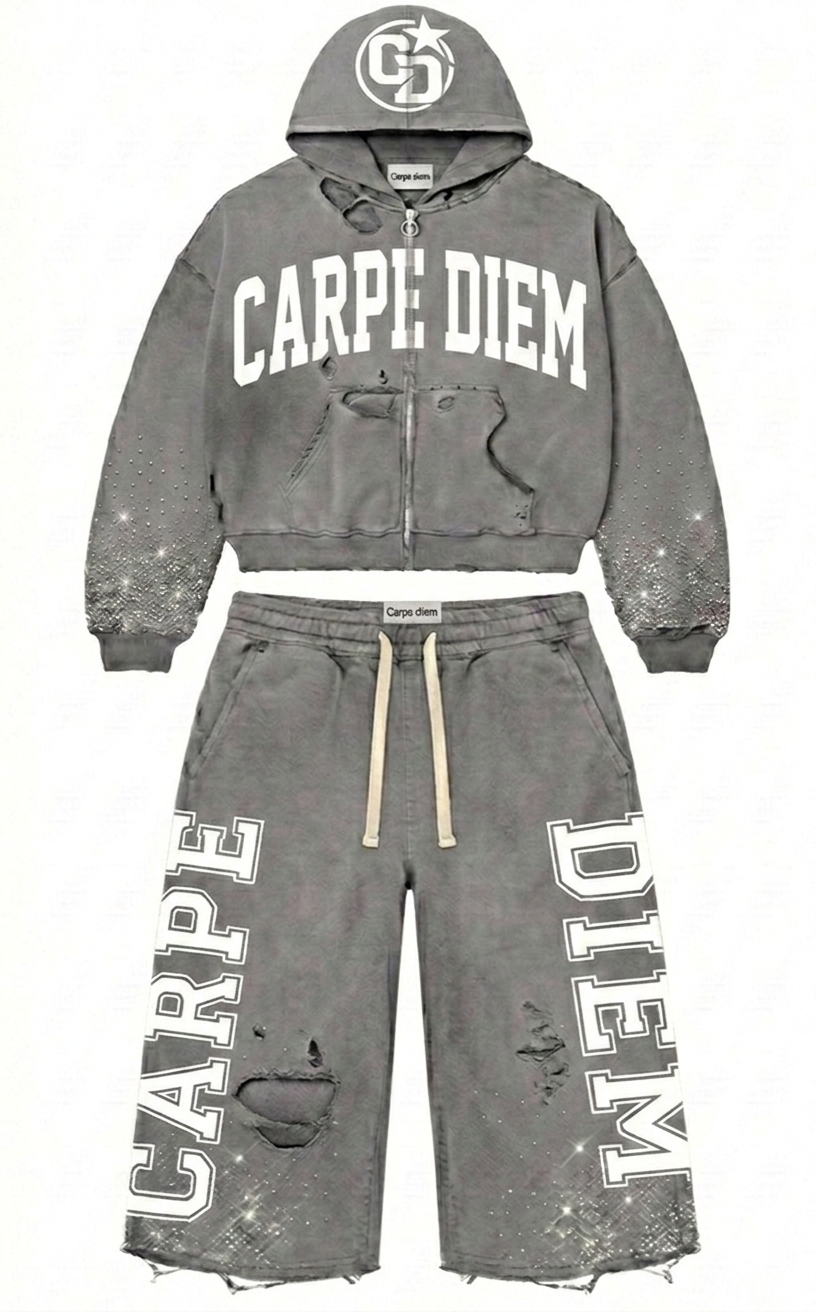 Grey “ Carpe diem” Set