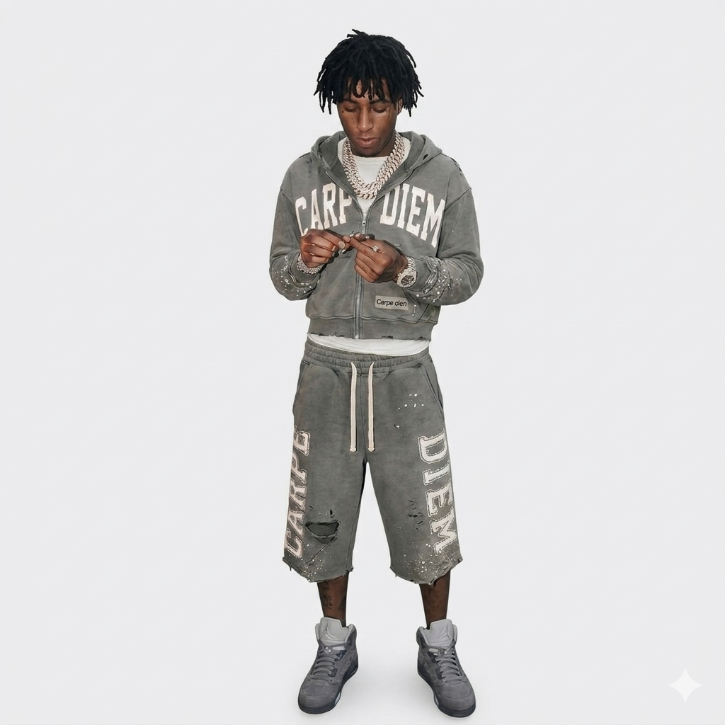 Grey “ Carpe diem” Set